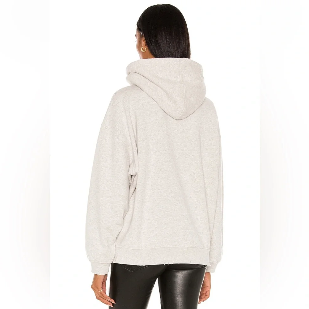 Anine Bing Sports Harvey Sweatshirt In Heather Grey - Picture 3 of 8
